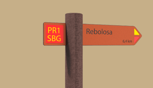 Arrow directional sign