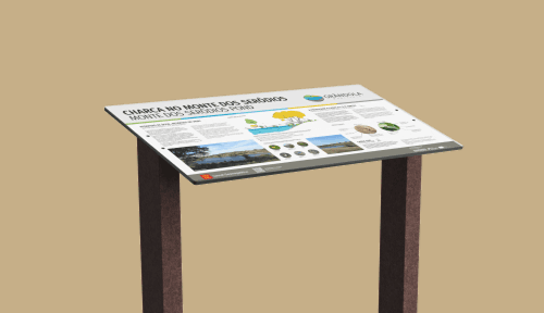 Interpretive lectern panel