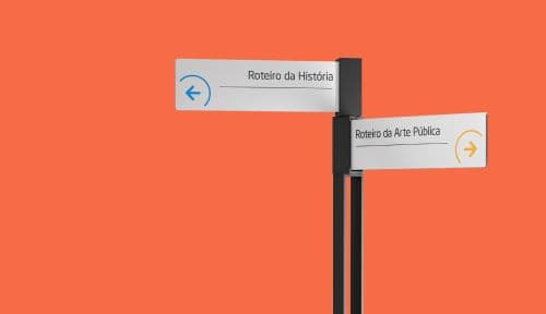 Directional sign frame