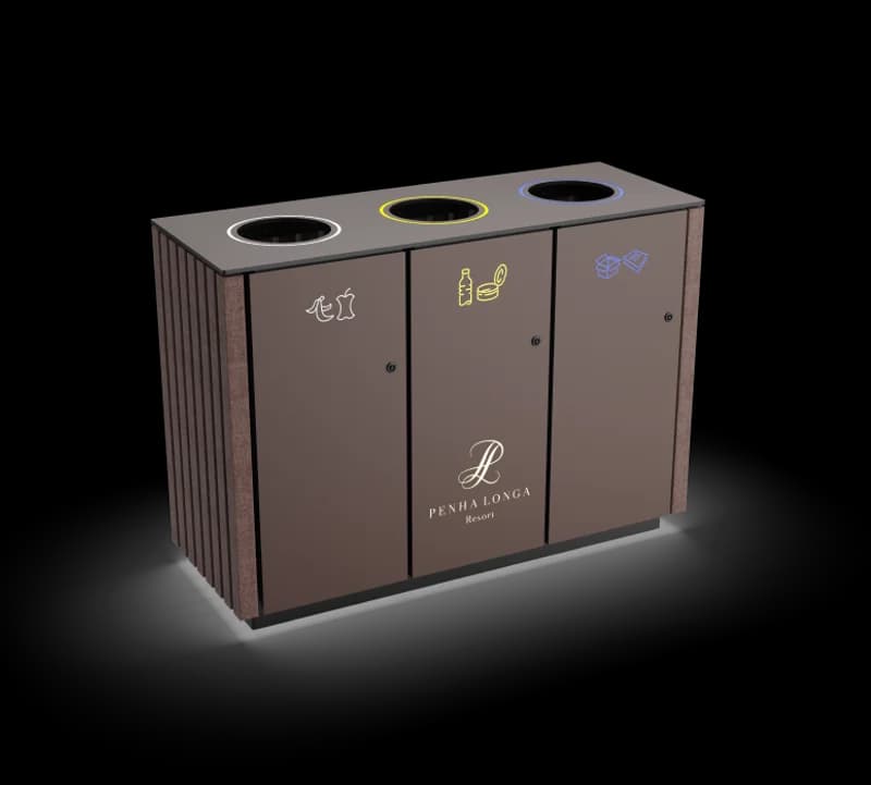 Premium recycling bin