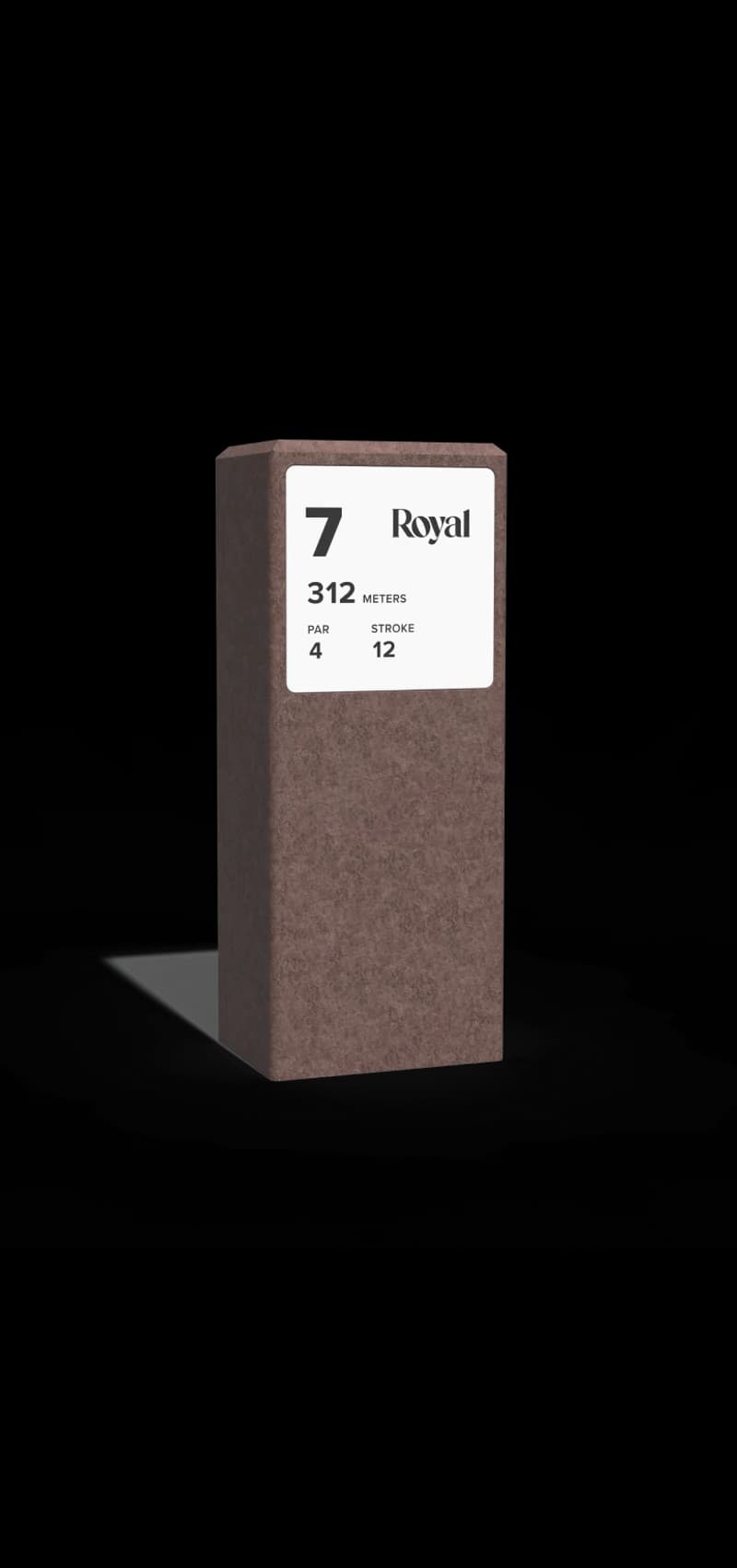 Royal tee marker