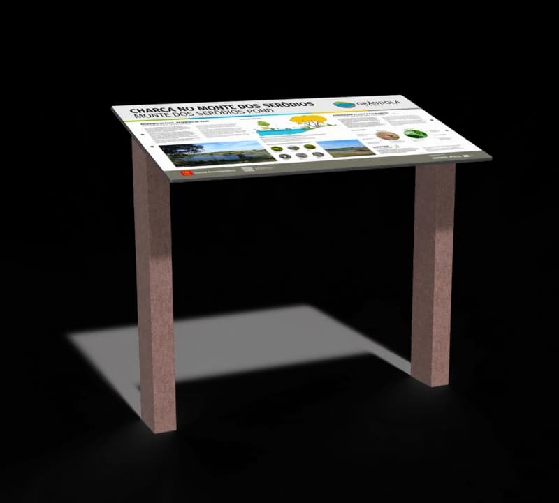 Interpretive lectern panel