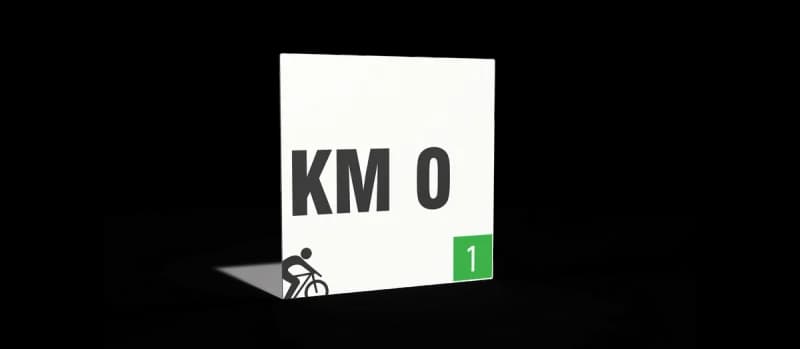 Km 0 sign