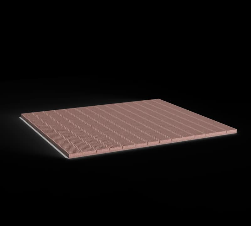 Concrete-supported deck