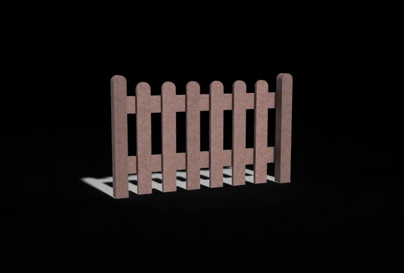 Crayons fence