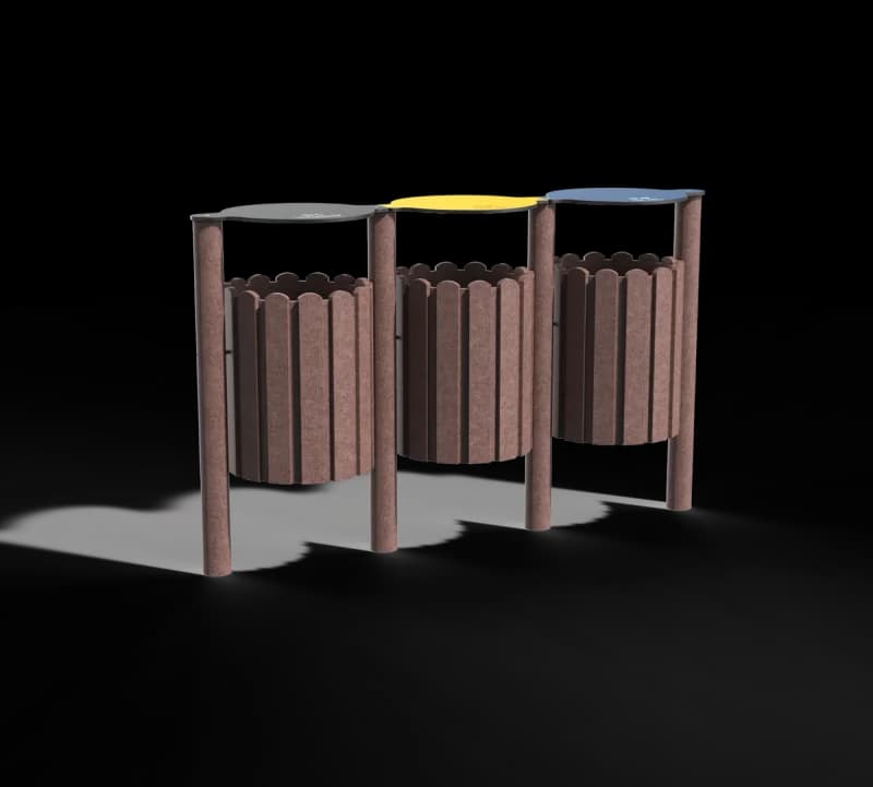 Halux recycling bin
