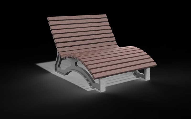 Match Up sun lounger