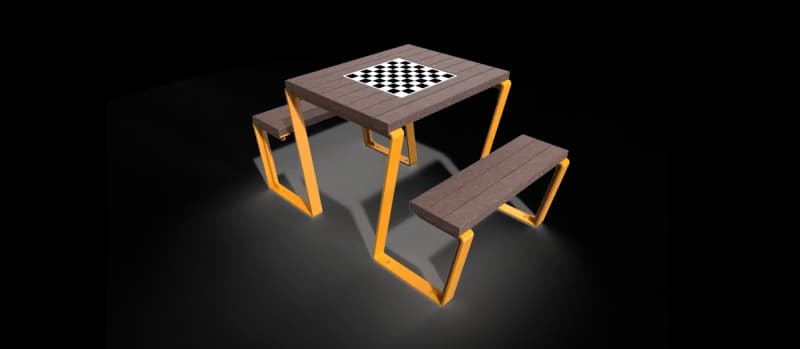 Community table plaza