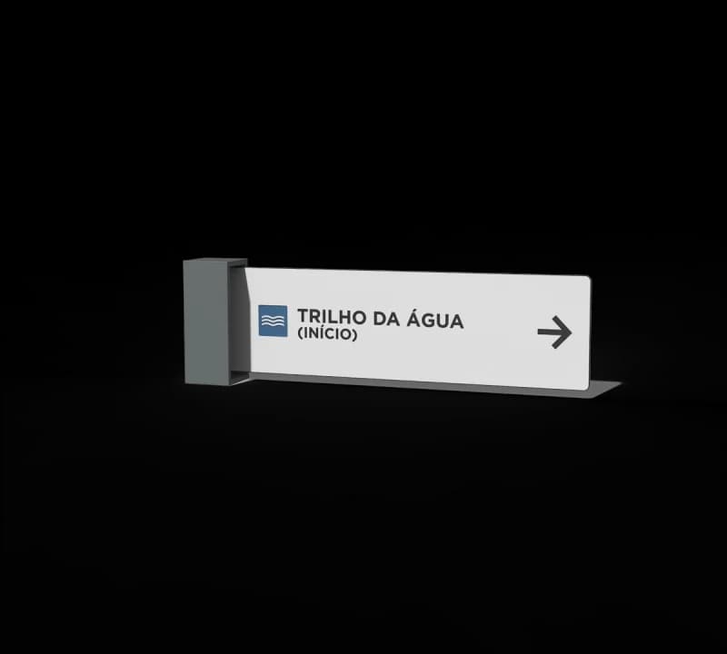 Directional sign frame