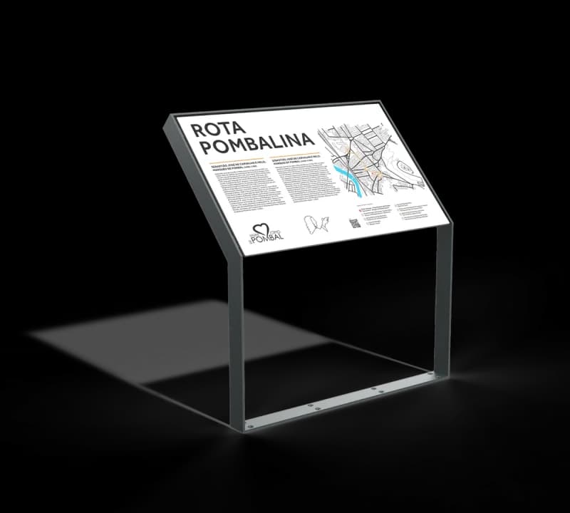 Interpretive  display frame