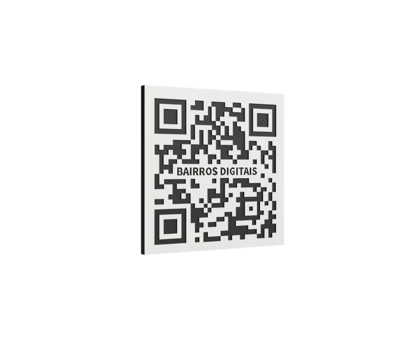 QR code sign frame