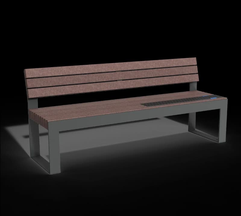 SMART bench with backrest Frame